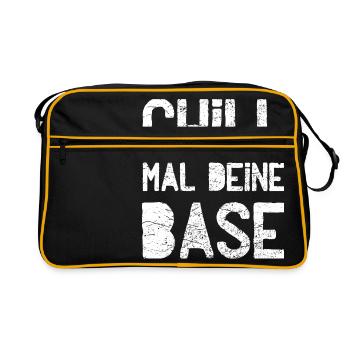 Chill your base - Retro Bag - black/gold - Front