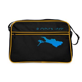 Lake Constance Lake of Constance Swabian Sea - Retro Bag - black/gold - Front