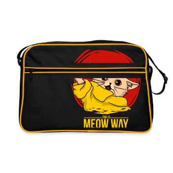 c’est miaulement - Sac Retro - noir/or - Devant