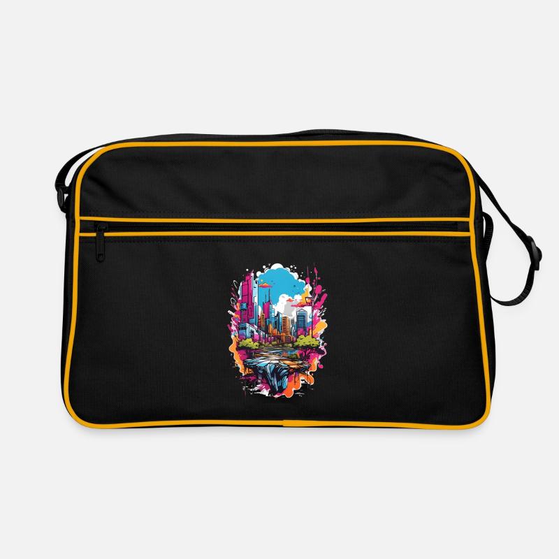 Paysage urbain Sac Retro