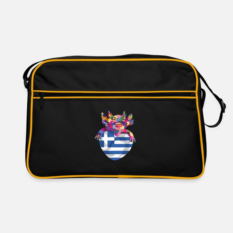 Greece Flag Hellas Athens Greek Flag Retro Bag