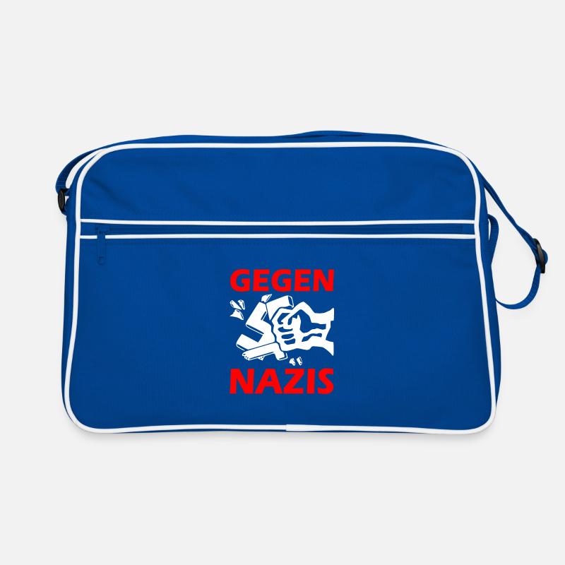 Gegen nazis faust Retro Tasche