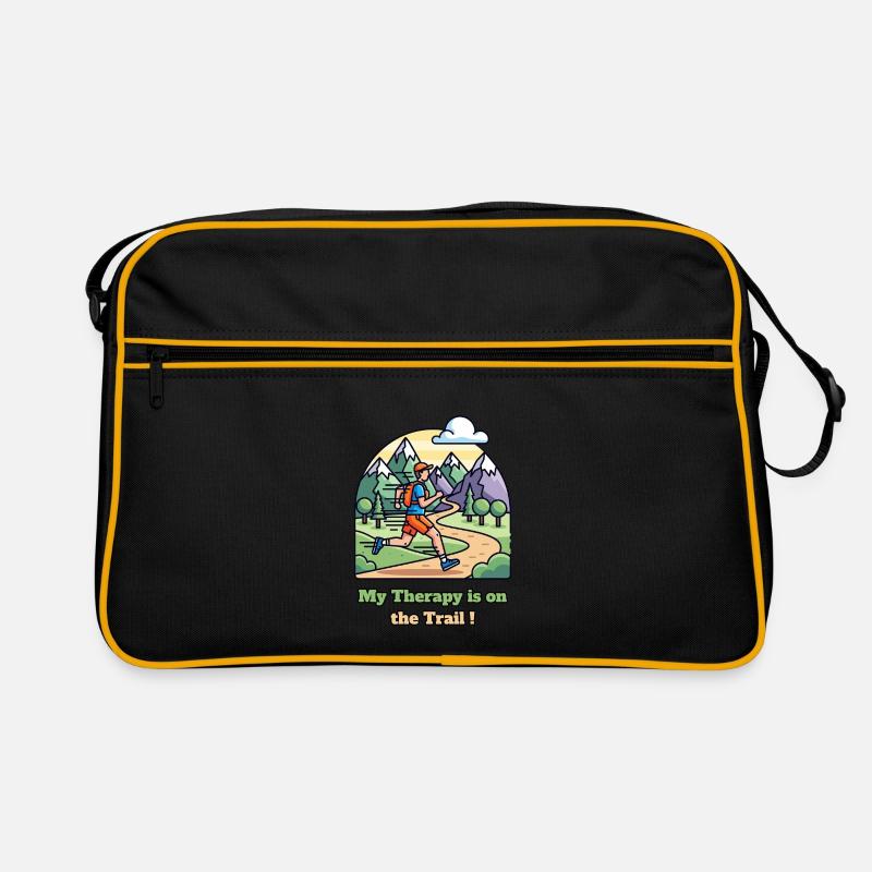 My Therapy is on the Trail ! Retro Bag