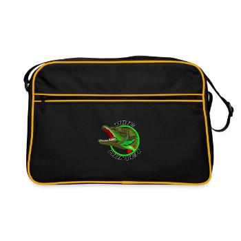Pike hunter - Retro Bag - black/gold - Front