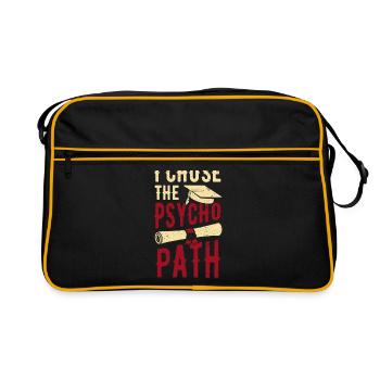 Étudiant en psychologie Etudiant - Sac Retro - noir/or - Devant