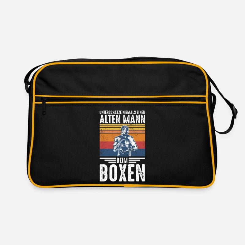 Boxen Boxer Geschenkidee Retro Tasche