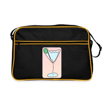 COCKTAIL Boissons Boissons - Sac Retro - noir/or - Devant