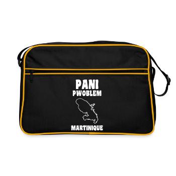 Panipwoblem Martinique Humor West Indian Mentality - Retro Bag - black/gold - Front