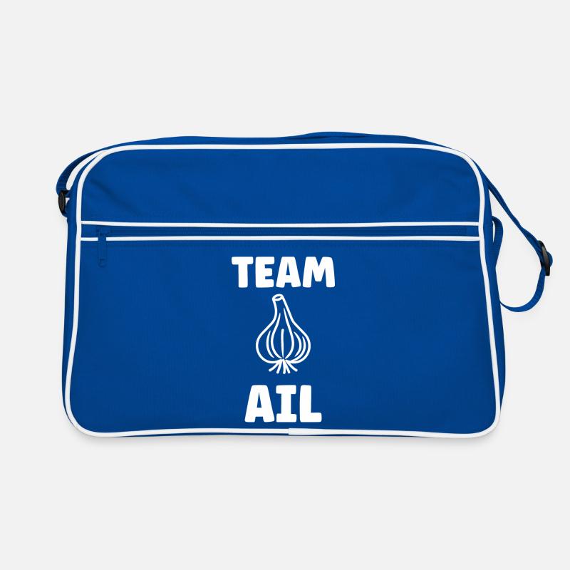 Team AI Knoblauch-Emblem Retro Tasche