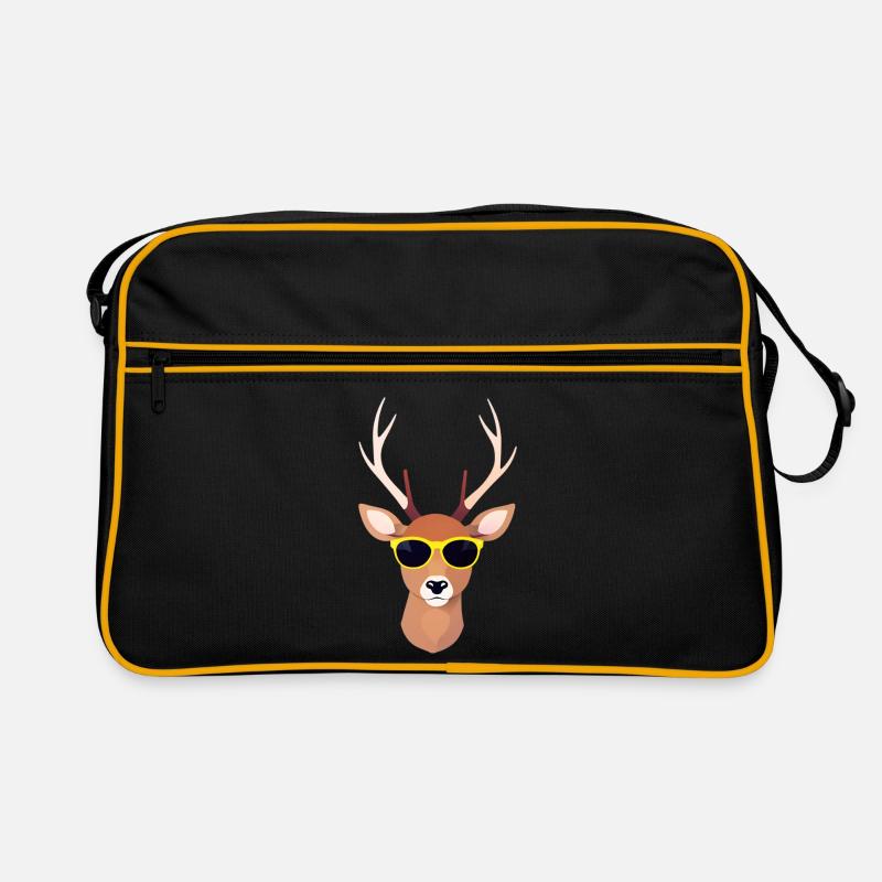 Cerf avec lunettes de soleil Sac Retro