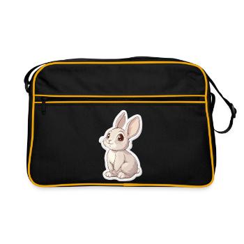 Hare - Retro Bag - black/gold - Front