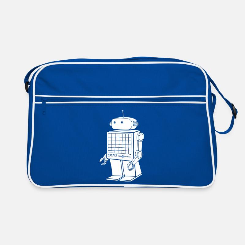 Retro Roboter – Vintage KI Android Design Retro Tasche
