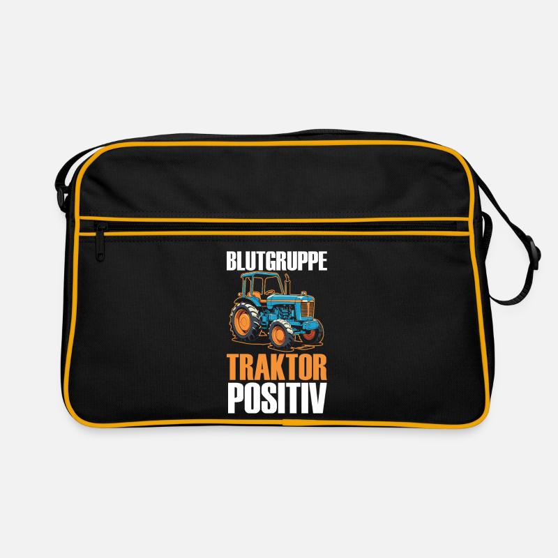 Farmer Farm Farmer Farmer Tractor Retro Bag