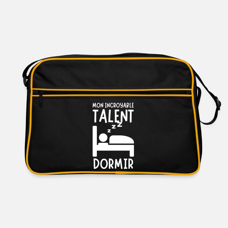 Humor Talent Sleep Nap Gift Sleeper Retro Bag