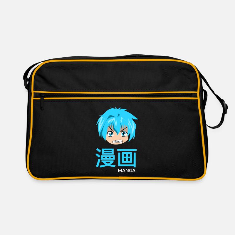 manga blue Retro Bag