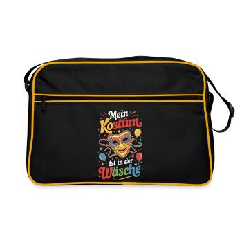 Mon costume est dans la blanchisserie Carnaval Carnaval - Sac Retro - noir/or - Devant