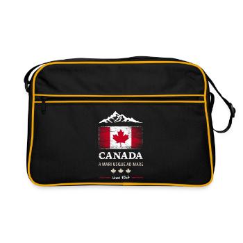 Canada Maple Vancouver Montreal Toronto Maple Leaf - Retro Bag - black/gold - Front