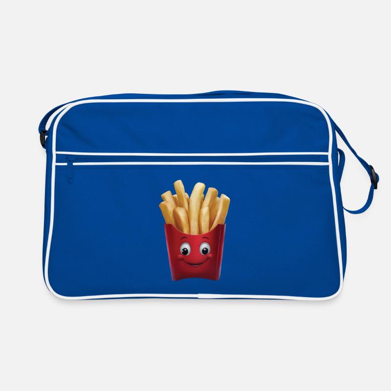 Glückliche Pommes Retro Tasche