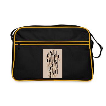 Camouflage Art Sand Gaming - Retro Bag - black/gold - Front