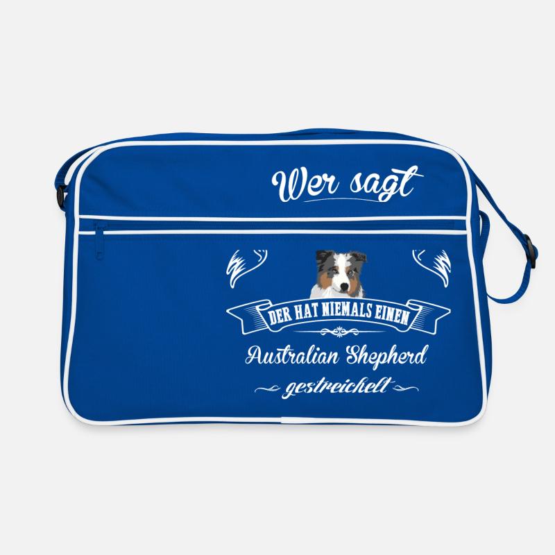 Australian Shepherd Happiness Retro Bag