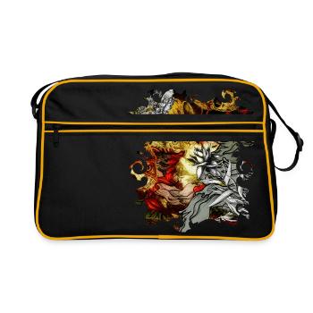 Fourth Mix - Retro Bag - black/gold - Front