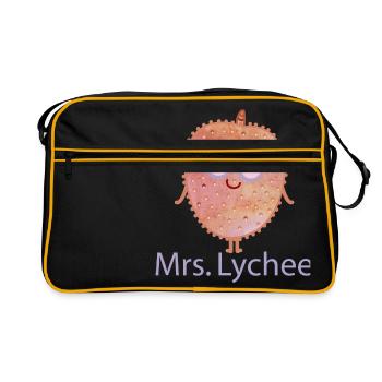 Mme Litchi - Sac Retro - noir/or - Devant