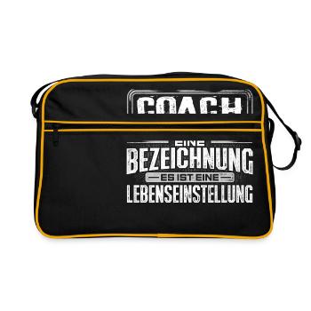COACH - Leben - Retro Tasche - Schwarz/Gold - Vorne