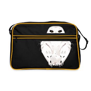 animaux de l'hiver - Sac Retro - noir/or - Devant