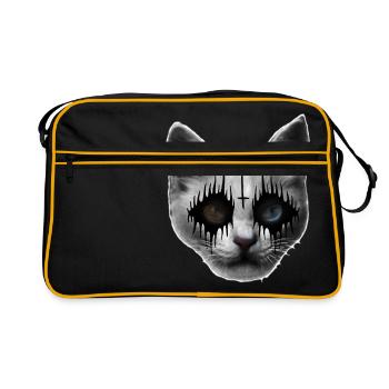 Black Metal Cat - Sac Retro - noir/or - Devant