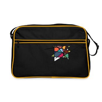 Colorful nest - Retro Bag - black/gold - Front