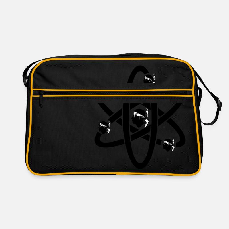 Atome Corse - Sac Retro - noir/or