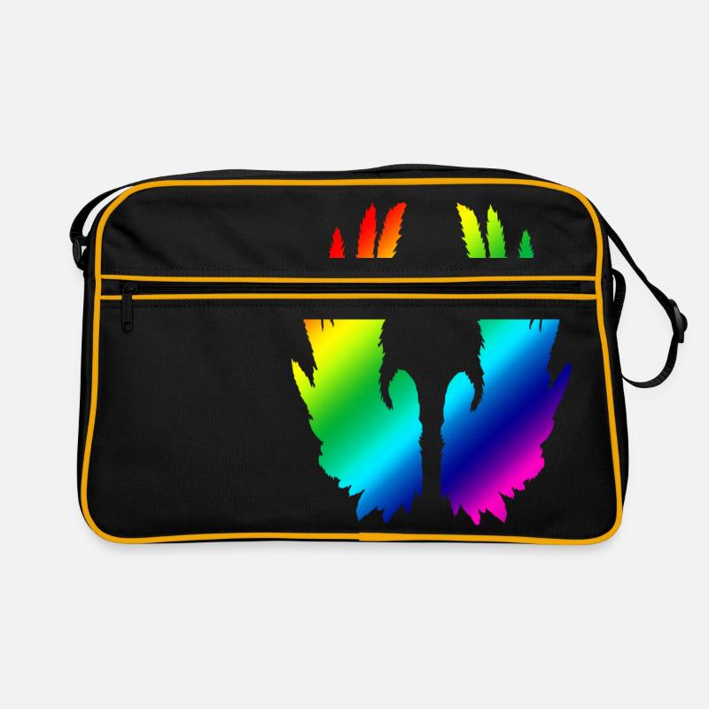 Rainbow Wings Retro Bag