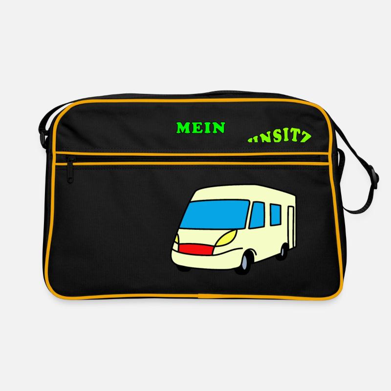 Zweitwohnsitz Wohnmobil Retro Tasche