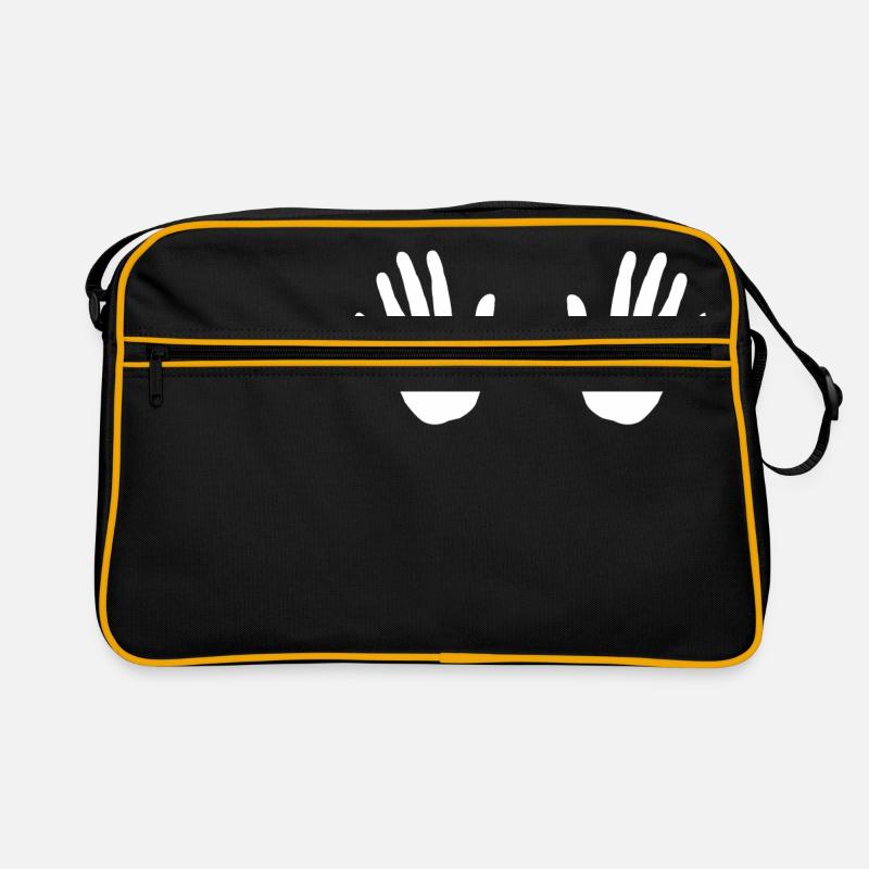 Hands - Retro Bag - black/gold