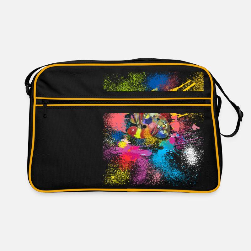 L'art de la Peinture - Sac Retro - noir/or