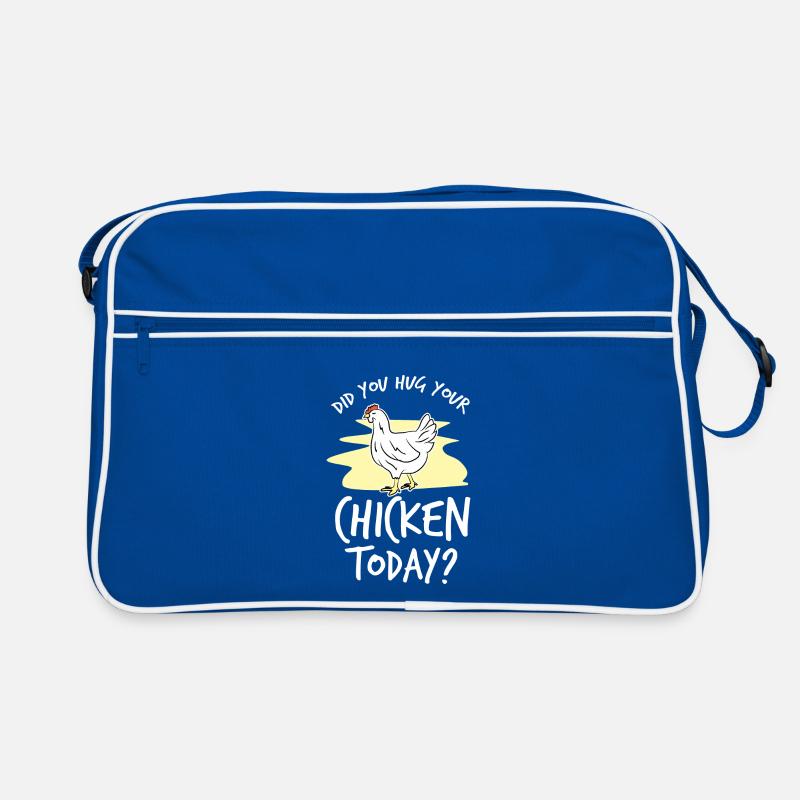 Farming Farm Hug Your Chicken Farmer Retro Bag