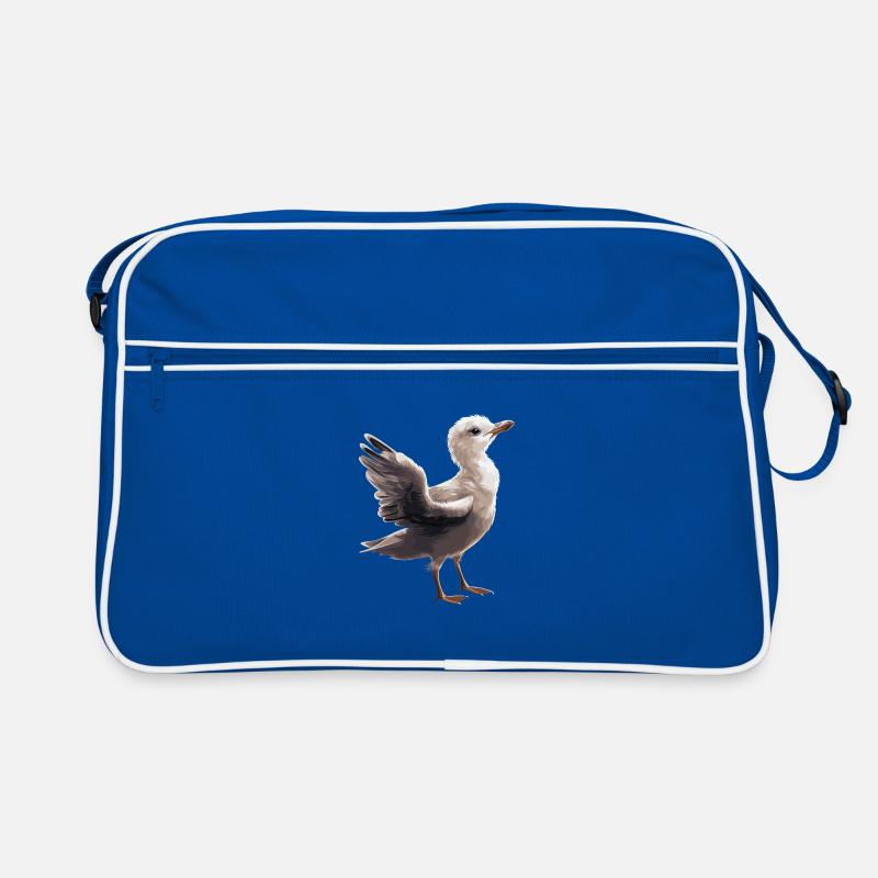 Baby Möwe Seevogel Retro Tasche