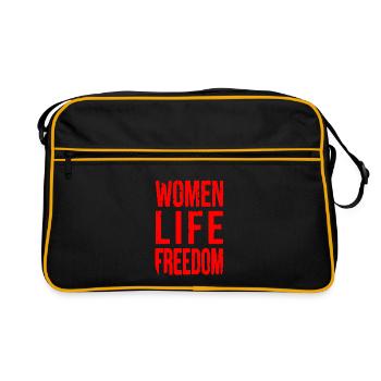 Women life freedom - Sac Retro - noir/or - Devant