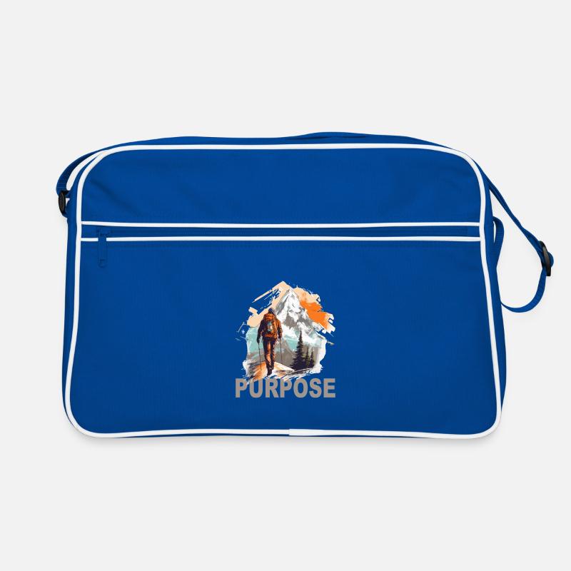 Mountain Purpose Retro Tasche