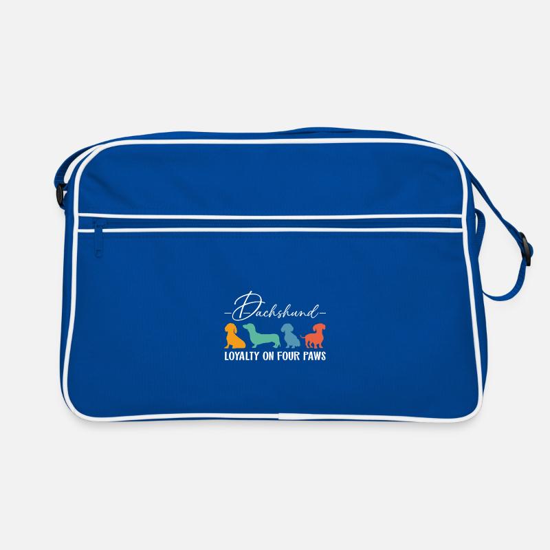 Dachshund Loyalty Loyalty on Four Paws Retro Bag
