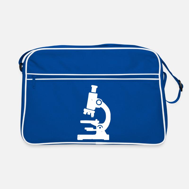 Microscope Stamp Texture Retro Bag