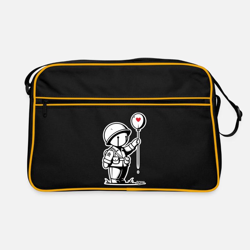 Loving Tiny Soldier Balloon Retro Bag