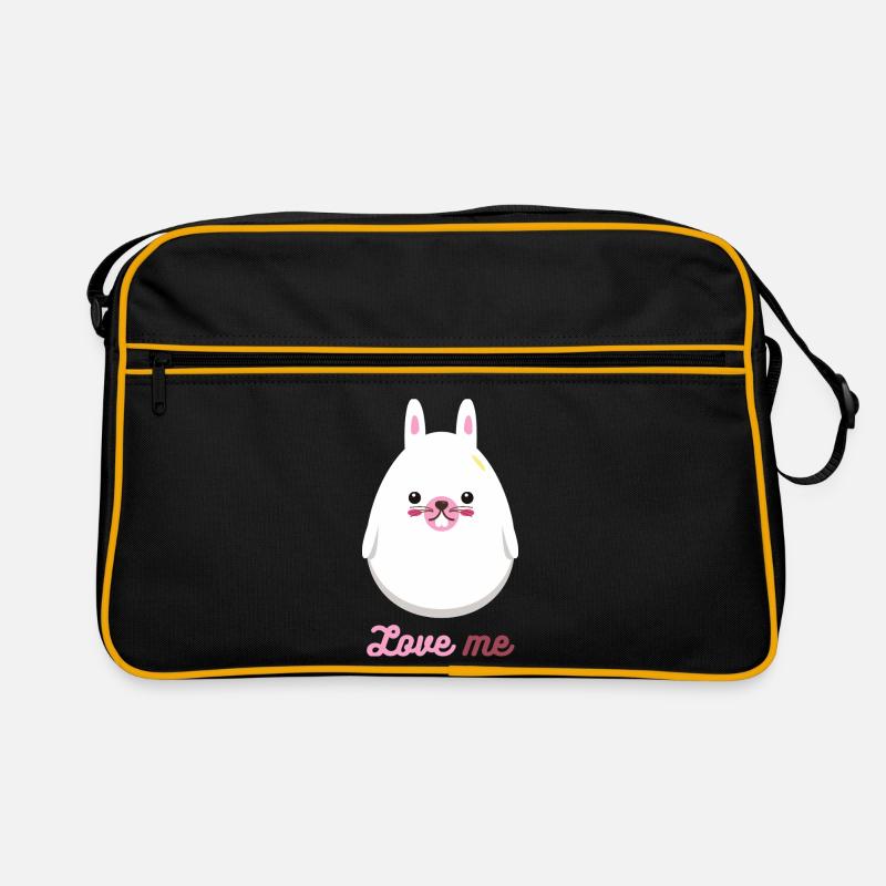 Lapin - Sac Retro - noir/or