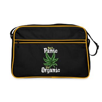 Cannabis - Sac Retro - noir/or - Devant