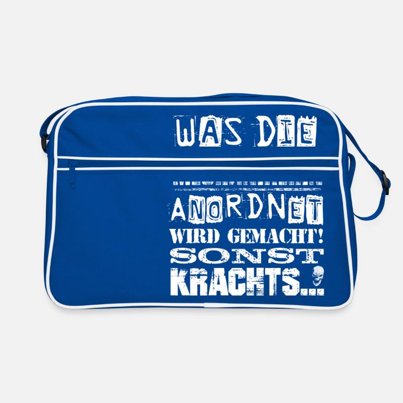 Beruf - Was die Mechanikerin anordnet, wird... Retro Tasche