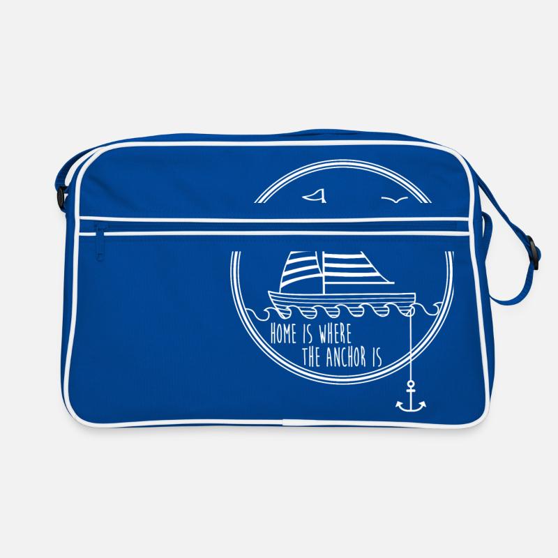 segelschiff Retro Tasche
