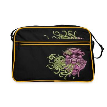 Bes sous l'eau - Sac Retro - noir/or - Devant