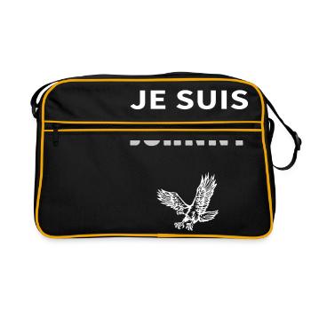 Je suis Johnny aigle - Sac Retro - noir/or - Devant