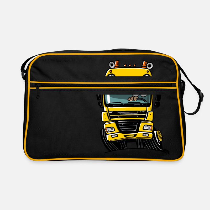 0810 D camion CF jaune Sac Retro