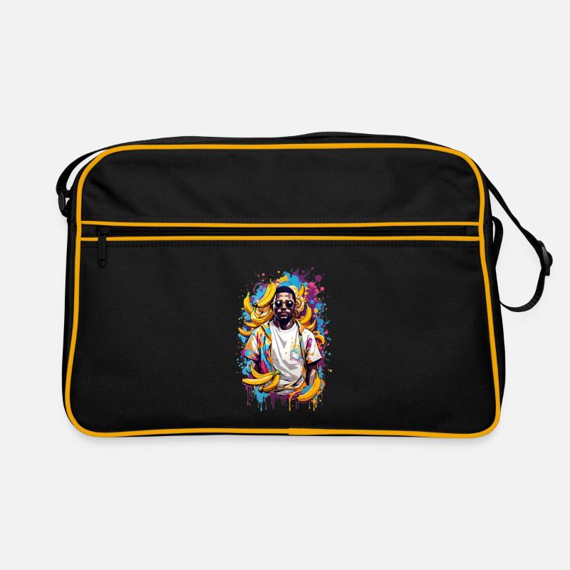 Bananen Mann Retro Tasche
